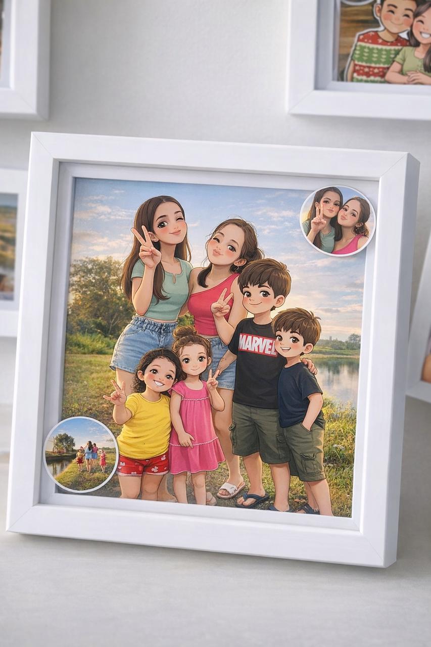 QUADRO CARTOON PERSONALIZADO